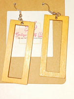 Wooden Fashion Earrings