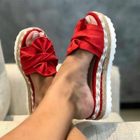 Women Summer Bow-Knot Platform Sandals