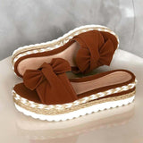 Women Summer Bow-Knot Platform Sandals